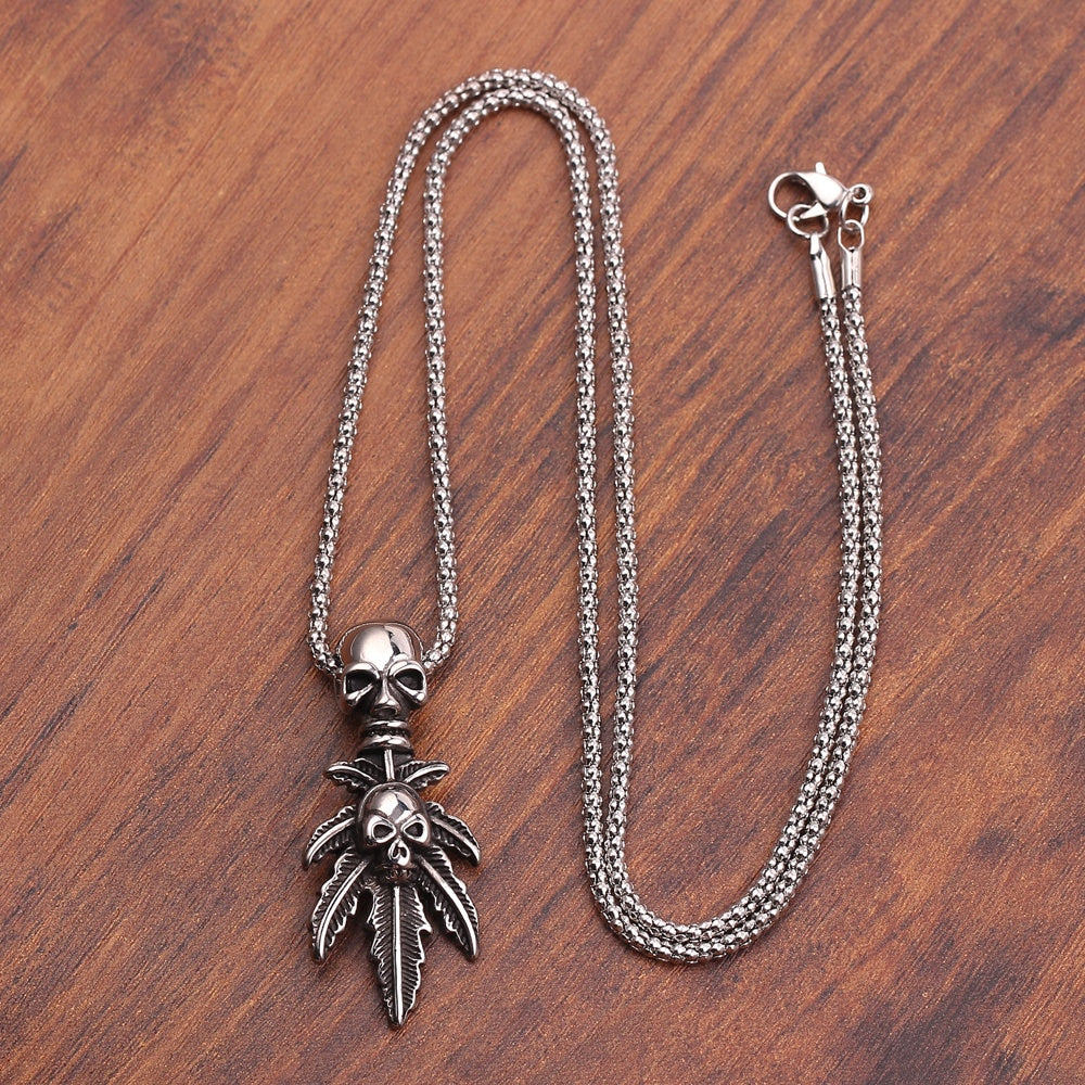 Native American Skull Necklace