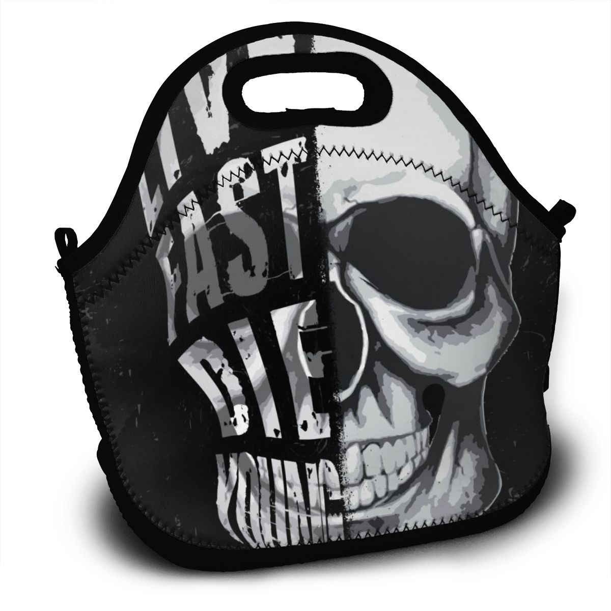 Skull Canvas Tote Bag