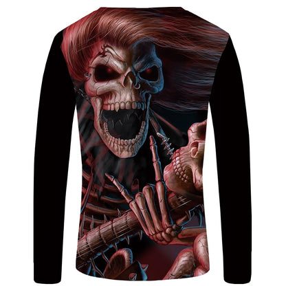 Metalhead Skull <br> Long Sleeve Shirts