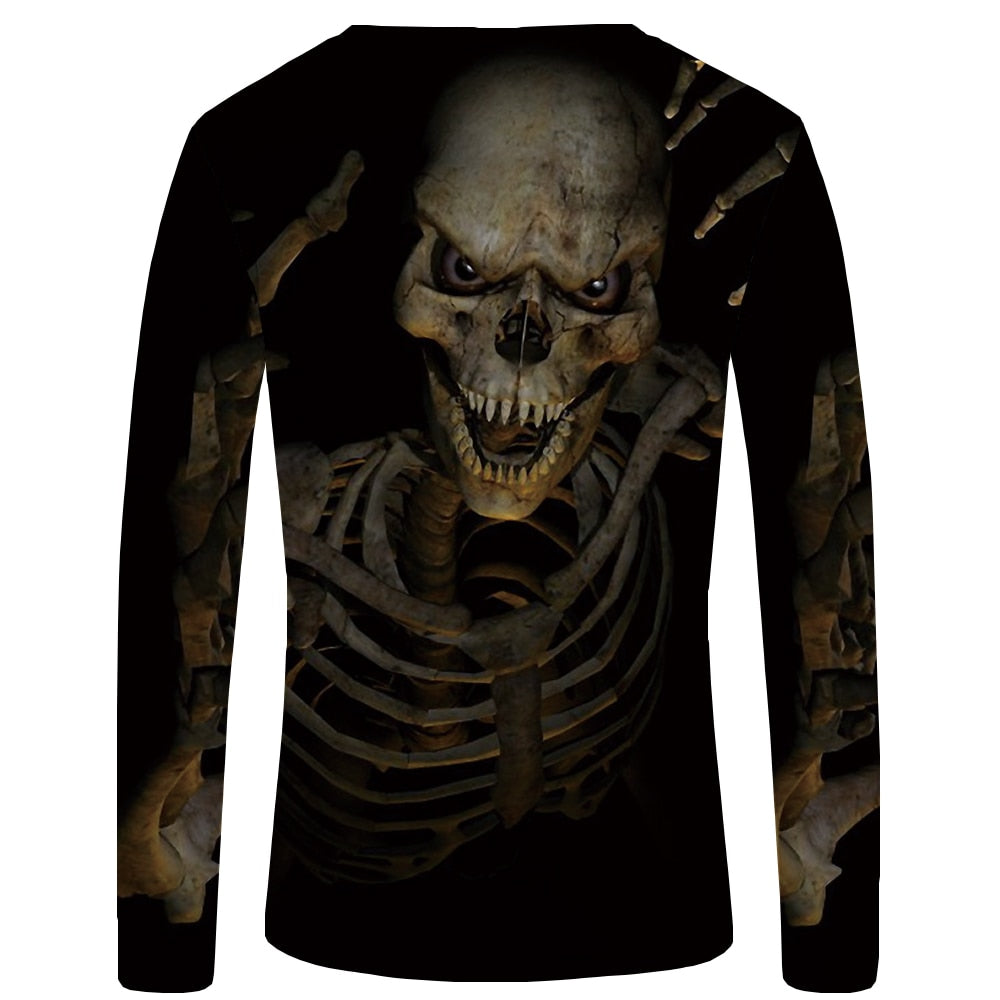 Scary Skull <br> Long Sleeve Shirt
