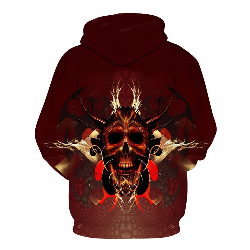 Famous Skull Hoodie For sale