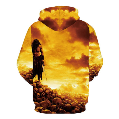 Hoodie Fire Skull For sale