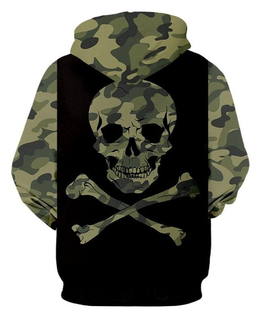 Army Skull Hoodie