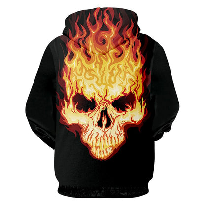 Flaming Skull Sweatshirt