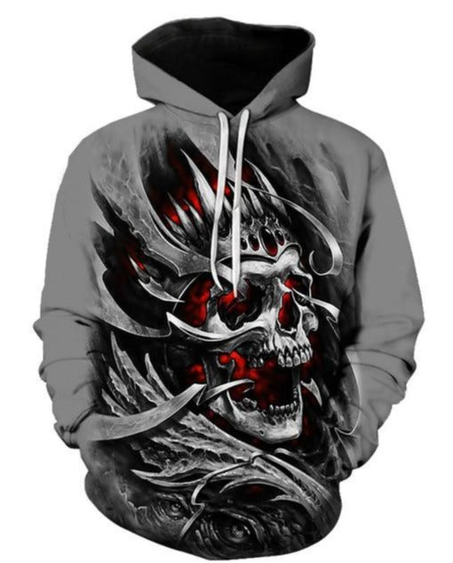 Bony Skull Hoodie