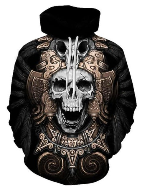 Crown Royal Skull Hoodie Men