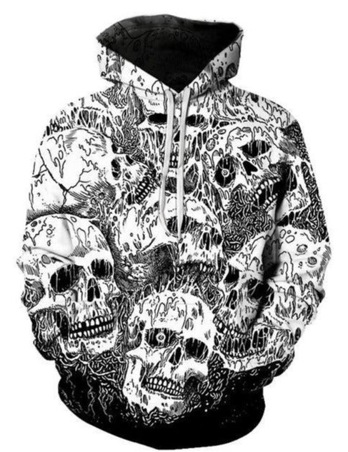 Drop Dead Skull Hoodie