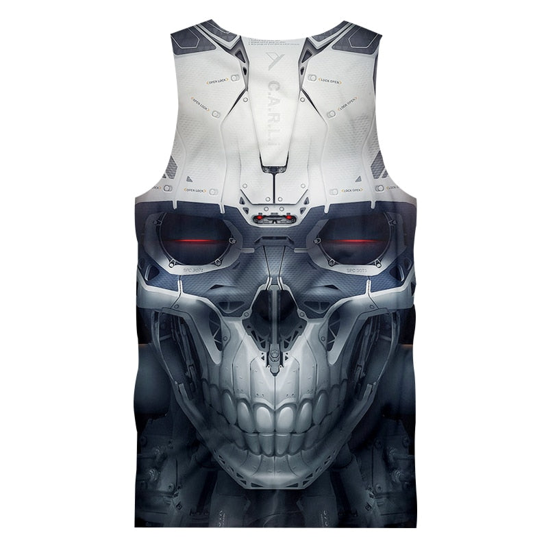 Skull Tank Top Shirt