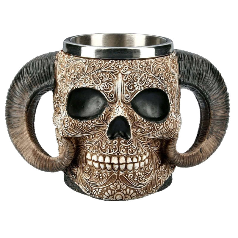 Creepy Skull Mug