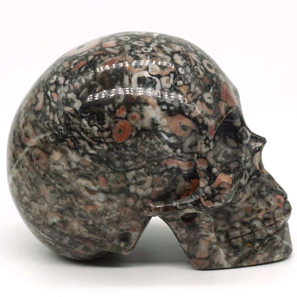 Jasper Stone Skull Art