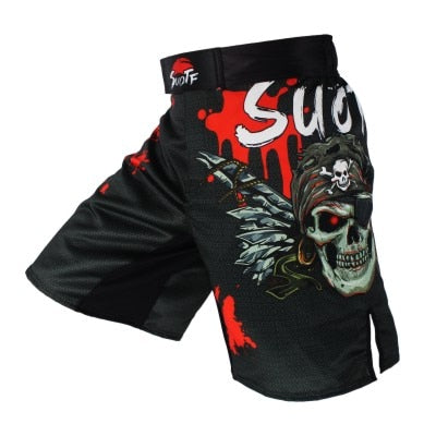 Muay Thai Shorts Laughing Skull