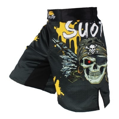 Muay Thai Shorts Laughing Skull