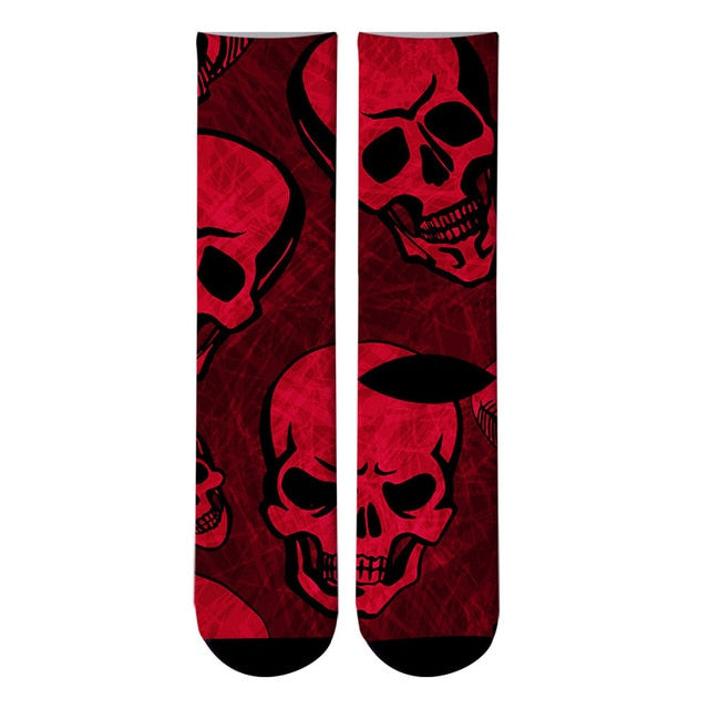 Red Skull Socks
