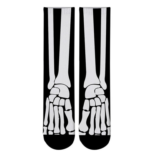Black Skull Socks