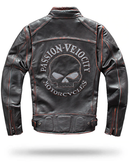 Punisher Skull Leather Jacket