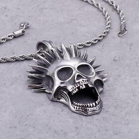 Punk Skull Necklace | Skull Action