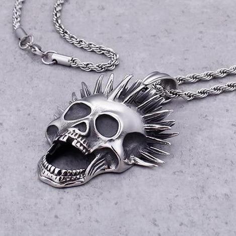 Punk Skull Necklace | Skull Action