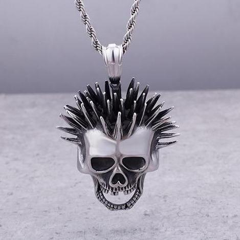 Punk Skull Necklace | Skull Action