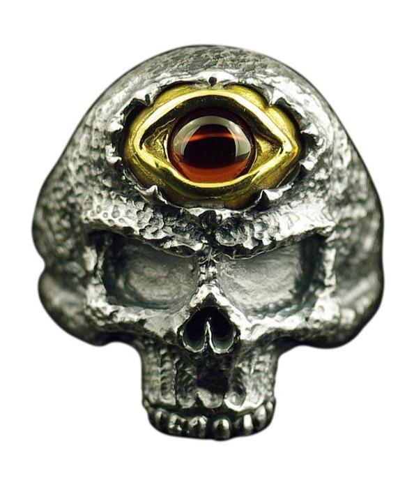 Pure Silver Skull Ring