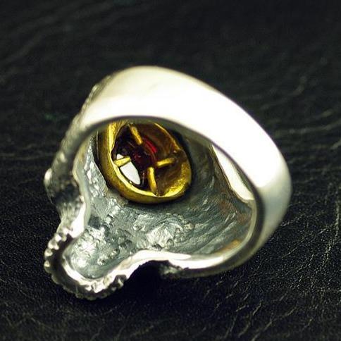 Pure Silver Skull Ring | Skull Action