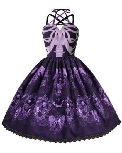 Purple Skull Dress