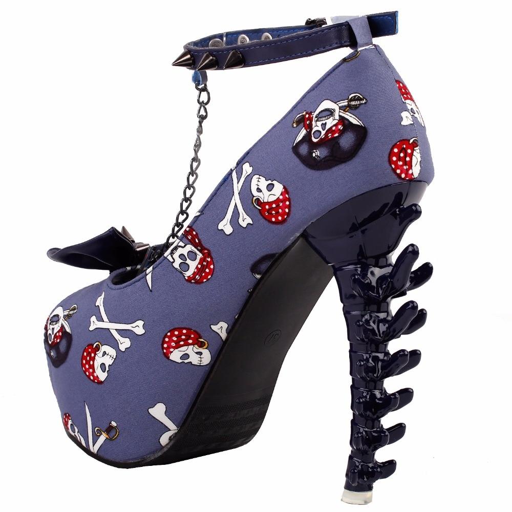 Purple Skull Heels | Skull Action