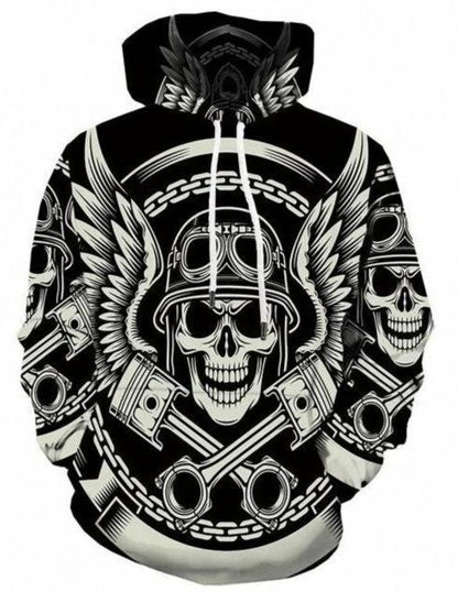 raiders skull sweatshirt