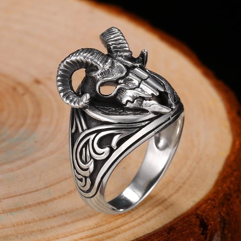 Ram Skull Ring | Skull Action