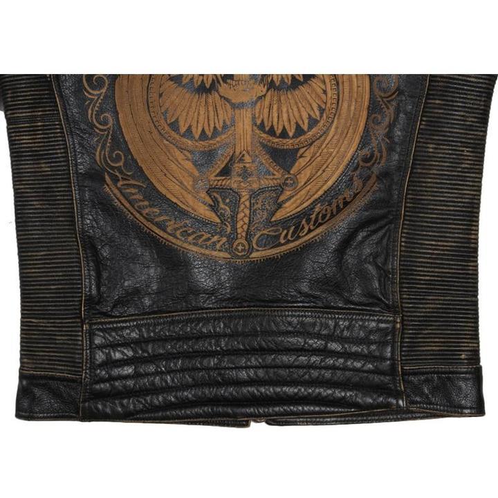 Reaper Leather Jacket | Skull Action