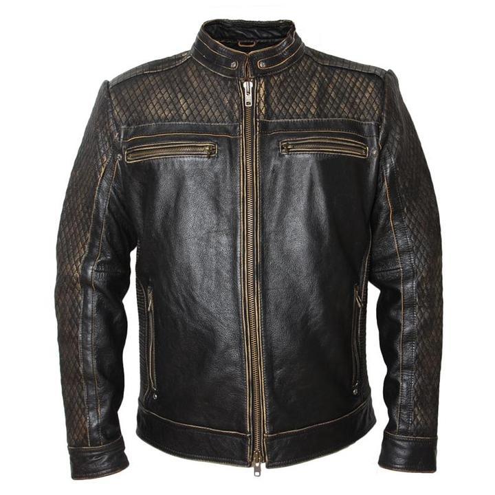 Reaper Leather Jacket | Skull Action
