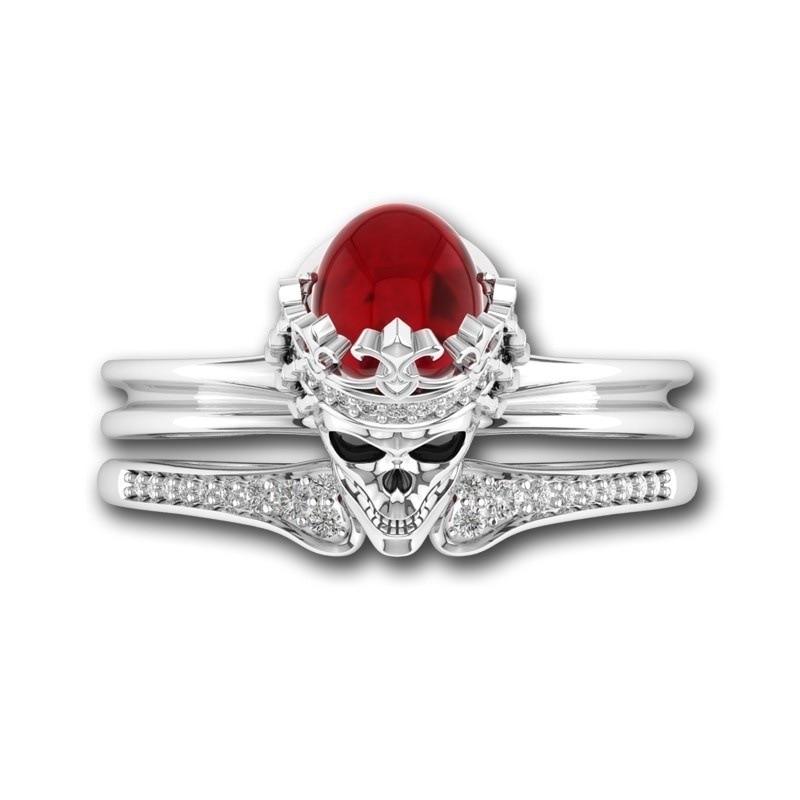 Red Crown Ring | Skull Action