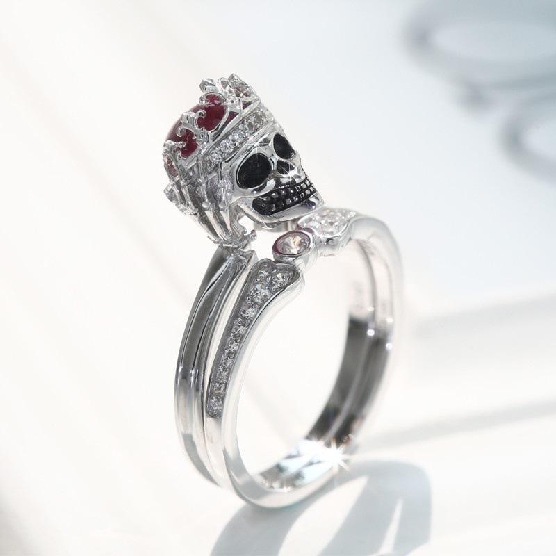 Red Crown Ring | Skull Action