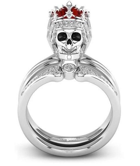 red crown ring