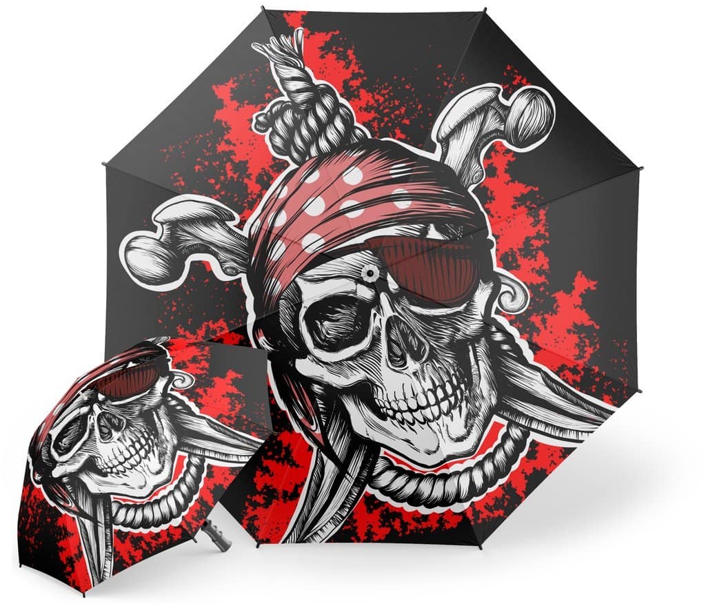 Red Pirate Umbrella