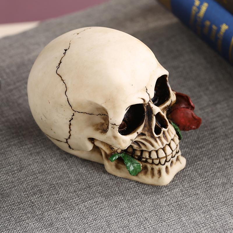 Red Rose Skull | Skull Action