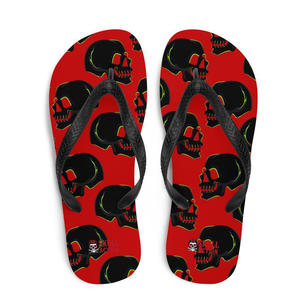 red-skull-flip-flops