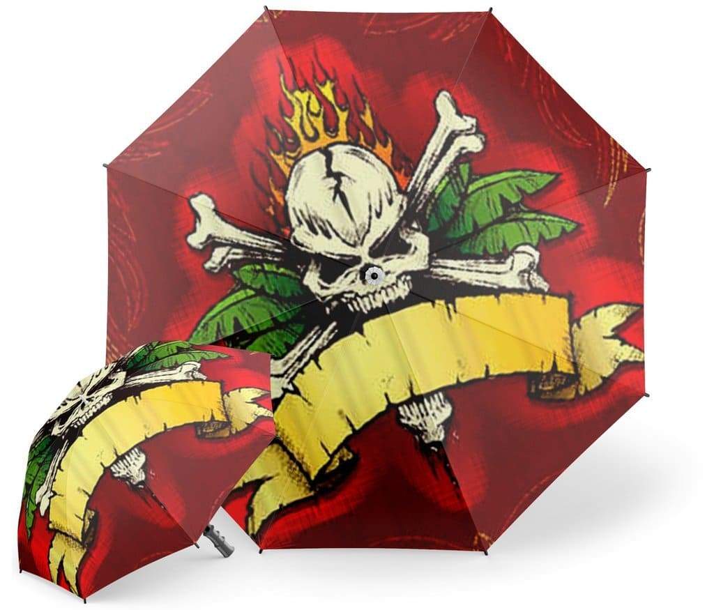 Red Skull Umbrella