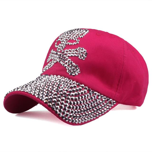 Rhinestone Skull Cap | Skull Action