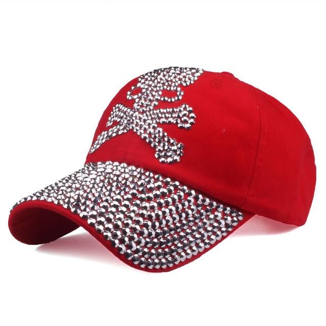 Rhinestone Skull Cap | Skull Action