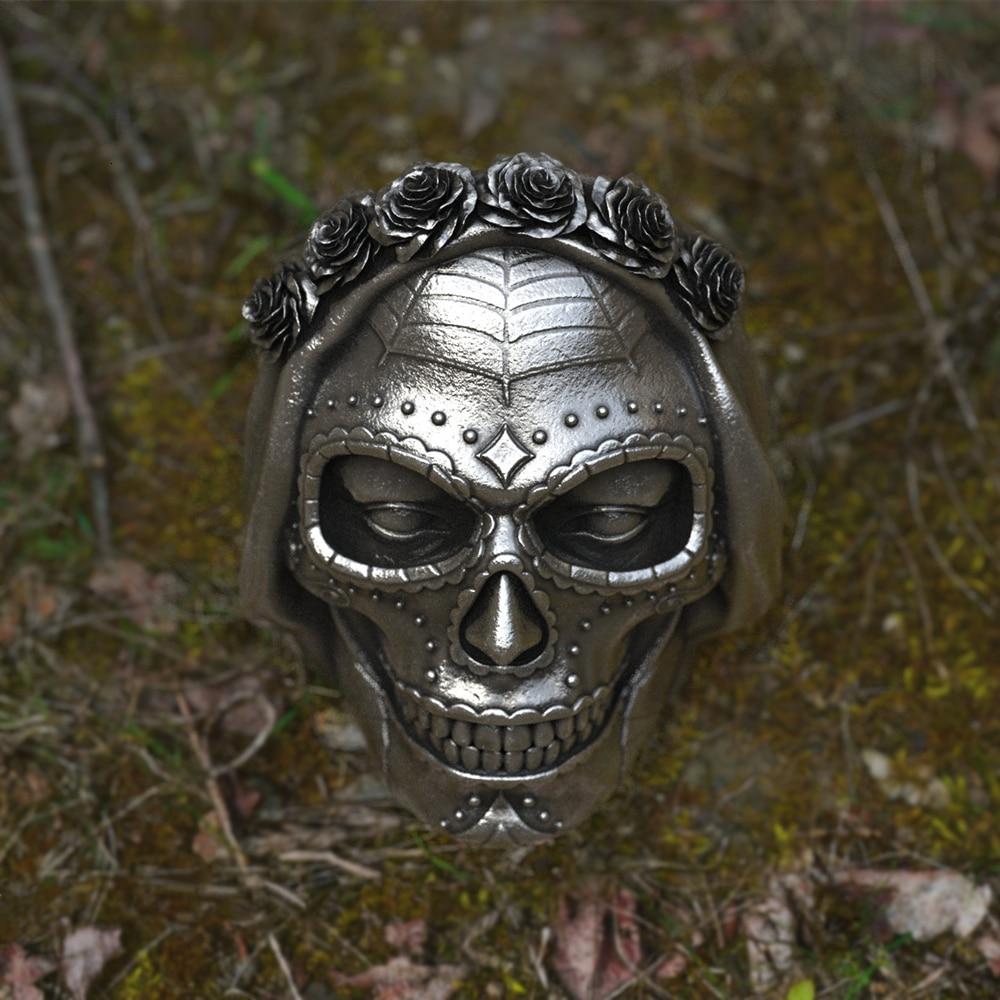 Santa Muerte Skull Ring | Skull Action