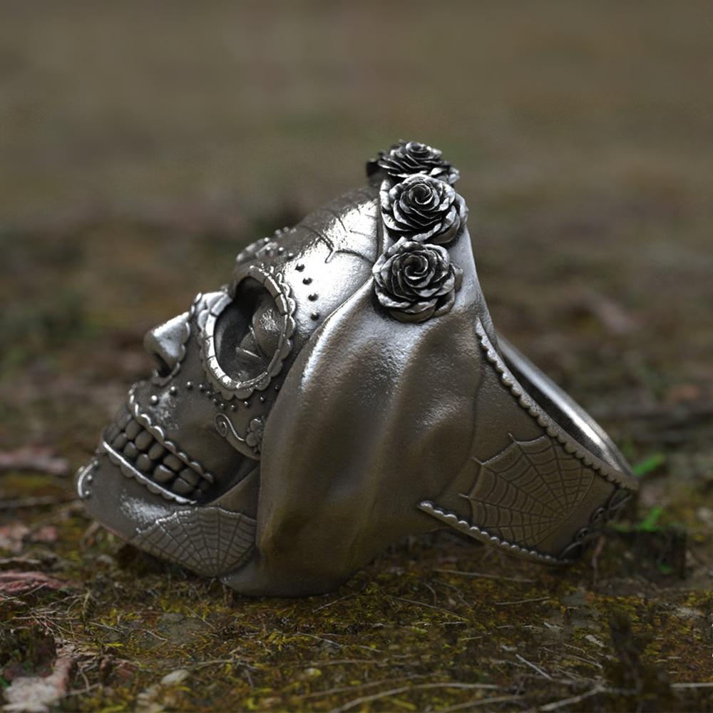 Santa Muerte Skull Ring | Skull Action