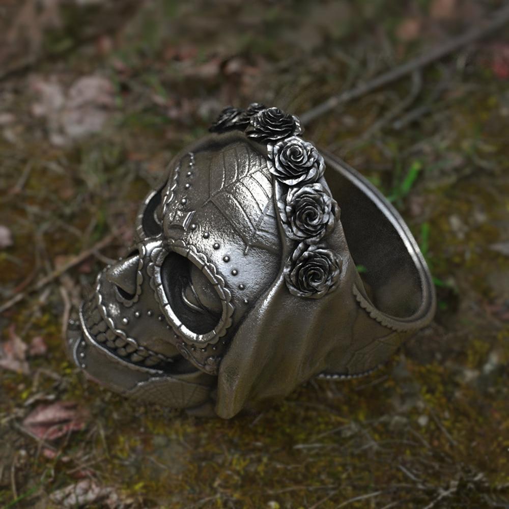 Santa Muerte Skull Ring | Skull Action