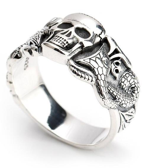 serpent ring silver