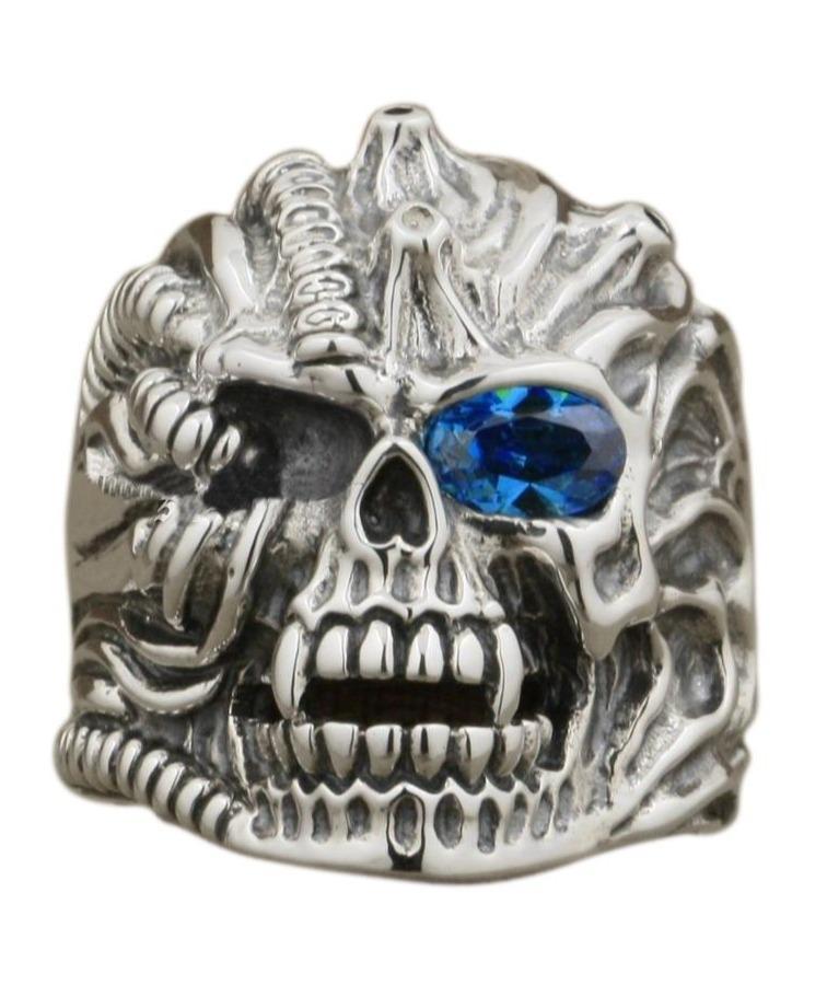 silver-biker-skull-rings