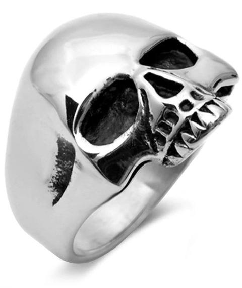 Keith Richards Skull Ring Sterling Silver