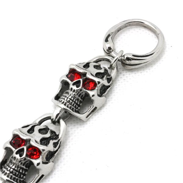 Silver Skull Bracelet Mens | Skull Action