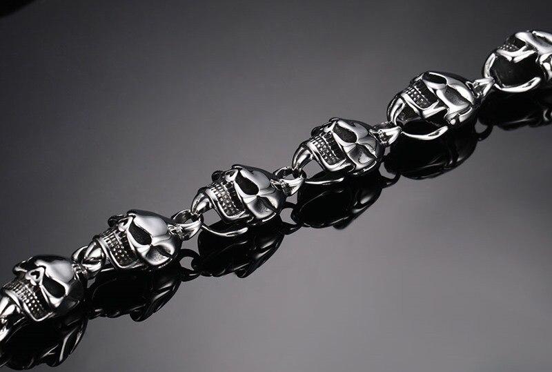 Silver Skull Chain | Skull Action