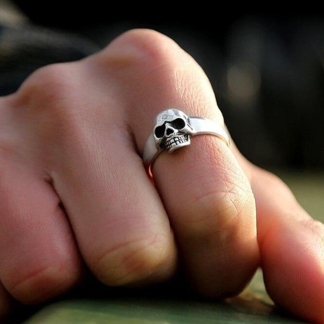 Silver Skull Ring For Sale | Skull Action