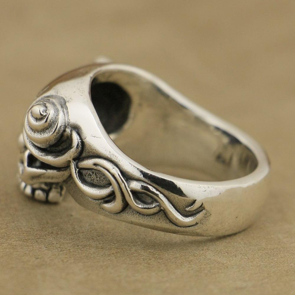 Silver Skull Ring | Skull Action