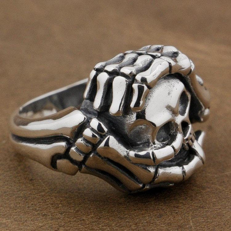 Silver Skull Rings For Sale | Skull Action